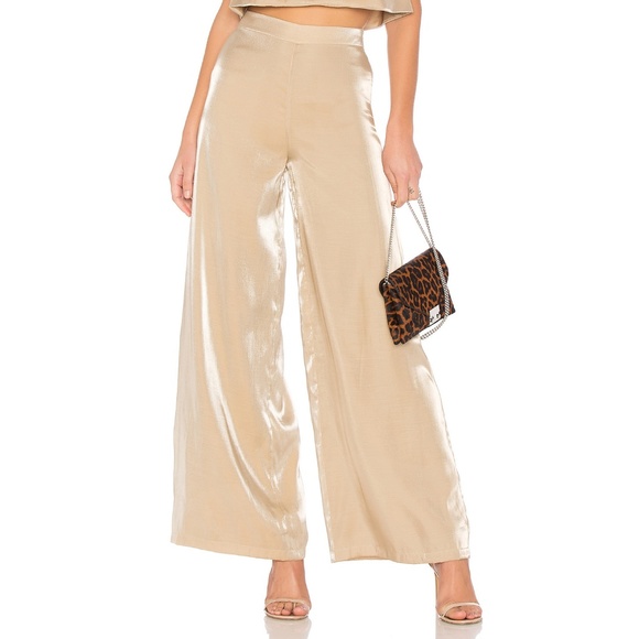 Lovers + Friends Pants - Lovers + Friends | Zoey Wide Leg Palazzo Pants S